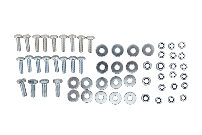 Set schroeven voor het monteren van de MARCOPOL aluminium afdekking