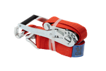 UNITRAILER 4m/50mm/5t rode transportband met spaninrichting