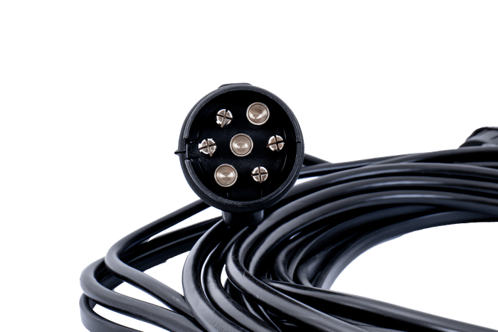 Verlichtingsset: DOBPLAST DPT35 LED-achterlichten + FRISTOM FT-009 LED-zijmarkeringslichten + MANTES 4,5 m 7-pins kabelboom