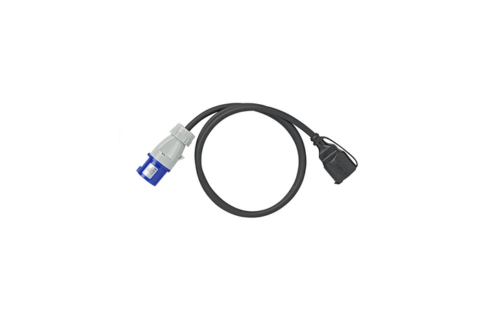 Adapter met CEE-stekker en -stopcontact met beschermingscontact 16A 230V ProPlus 373530DE kabel 150cm