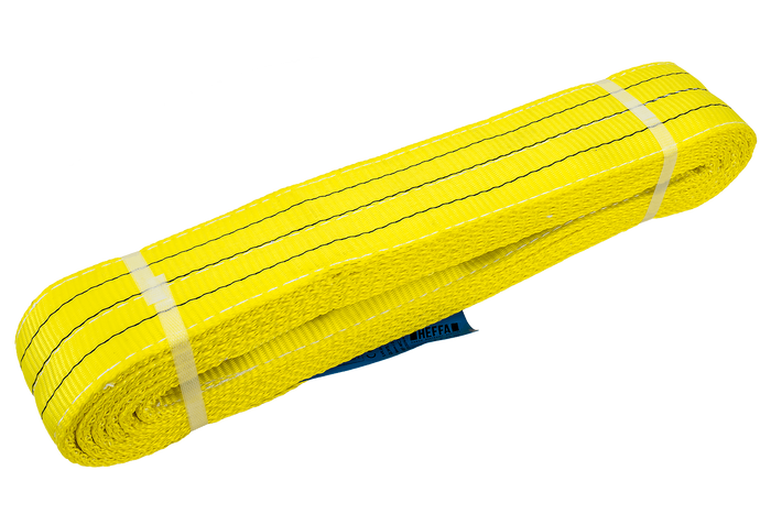 HEFFA kraanhijsband 6m/90mm/3t met lussen