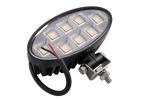 LED-werklampreflector TT TECHNOLOGY ZWART TT.13417 160xLED 8900lm ovaal