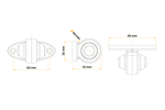 HORPOL LD 465 LED markeringslamp universeel