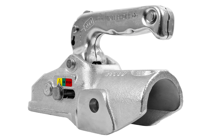 WINTERHOFF WW 350-RB-K1414 kogelkoppeling voor aanhanger van 3500 kg met dissel van 50 mm buis, gietijzer