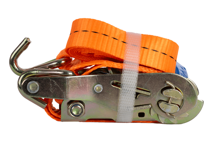 UNITRAILER 2m/25mm/1t oranje transportband met spaninrichting