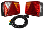 DOBPLAST DPT35 LED-achterlichten + MANTES 7m 7-PIN kabelboom