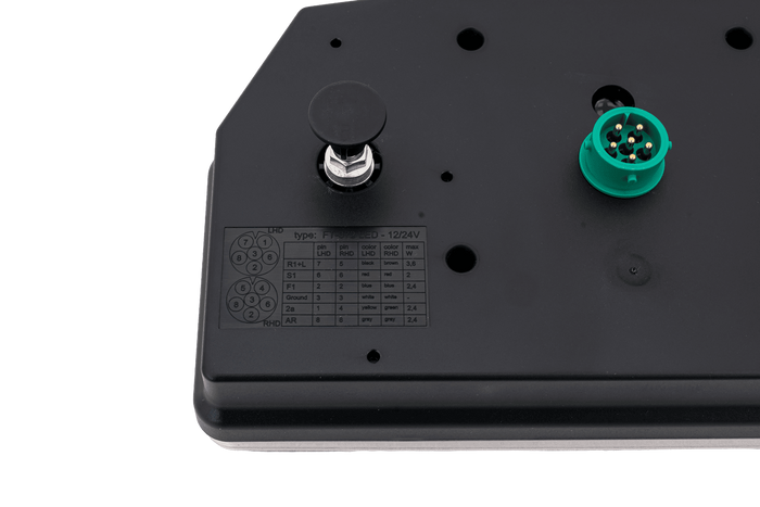 Achterlicht FRISTOM FT-372 LED 6 functies rechts