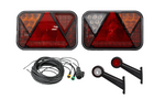 Verlichtingsset: FRISTOM LED achterlichten + HORPOL LED markeringslichten + MANTES 7m 13-polige kabelboom