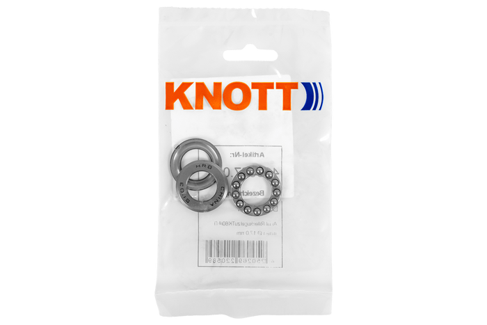 Lager voor KNOTT TK60/ATK60 steunwiel 30x17mm