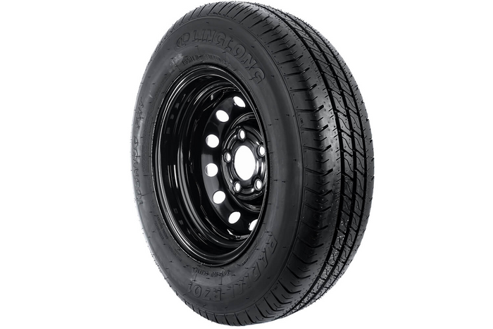 Versterkte wiel voor aanhangwagen LINGLONG BAND 165/80 R13C 96/94N UNITRAILER VELG zwart 4.5Jx13"H2 5x112 ET 30