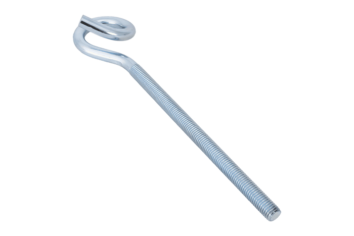 DROMET HOH M12x260 krulhaak, schommelhaak