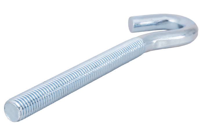 DROMET HZ M12x165 schroefhaak met open uiteinde (gebogen)