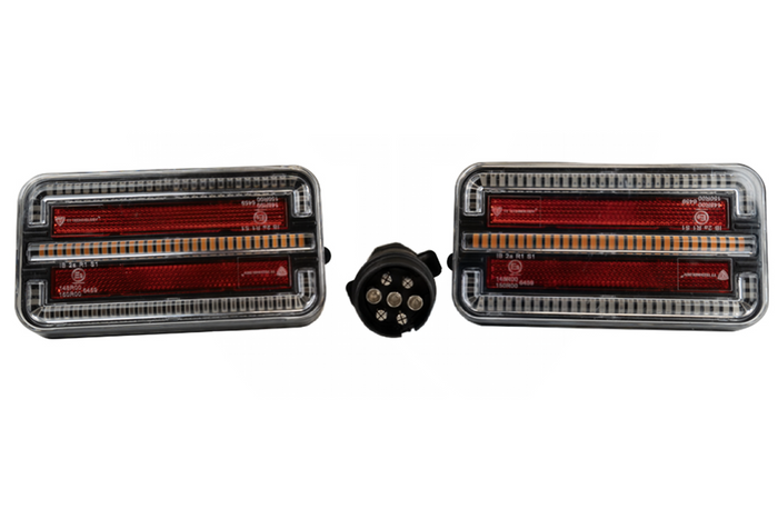TT Technology TT.12028B-DI LED-achterlichten 3 functies links+rechts, draadloos, magnetisch