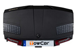 Towbox V3 zwarte LED-editie - bagagebox voor montage op de trekhaak