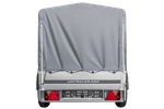 Autotrailer 200x106 UNITRAILER GARDEN 200 KIPP met H-800 frame en grijs dekzeil
