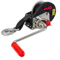 OUTLET Handlier voor AL-KO aanhanger 450 kg met 6 m riem, rem en automatische afwikkeling