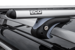 Eco Alubase 120 dakdrager - universele aluminium drager voor open rails