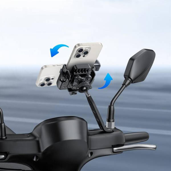 BASEUS GoTrip Series universele fiets-/motorfiets telefoonhouder voor spiegel