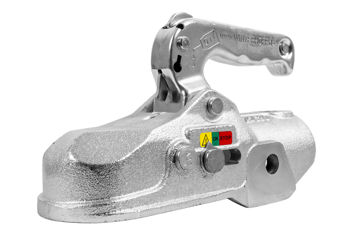 WINTERHOFF WW 350-RB-K1414 kogelkoppeling voor aanhanger van 3500 kg met dissel van 50 mm buis, gietijzer