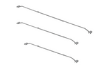 Platte dekzeilbeugel voor ProPlus-aanhanger 340918V01, verstelbaar van 152 tot 220 cm.