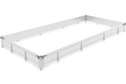 OUTLET BIS aluminium H-300 zijwanden voor CARPLATFORM 4521 en UNIPLAT 450 trailers