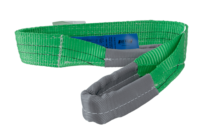 HEFFA kraanband 1m/60mm/2t met lussen