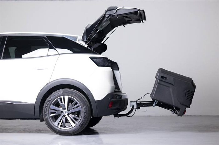 Towbox EVO urban black - bagagerek voor op de trekhaak