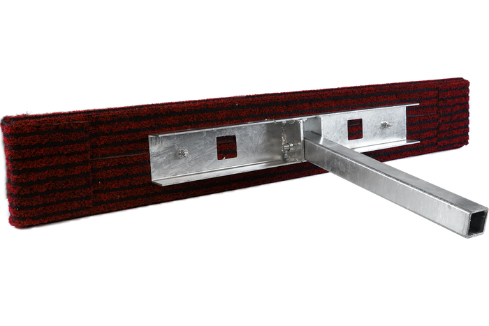 UNITRAILER platte zijsteun, lengte 59cm, hoogte 8cm, voor boottrailer
