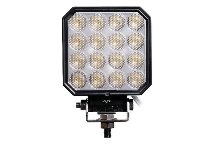 LED-werklamp met schijnwerper LAYTZ LY7107 64xLED 6400lm vierkant