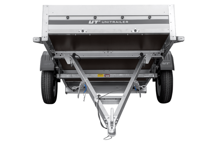 Aanhangwagen met aluminium zijwanden 230x125 Unitrailer Garden 230 KIPP ALU