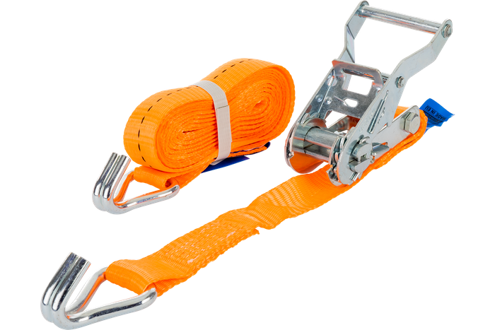 UNITRAILER 4m/25mm/1t oranje transportband met spaninrichting