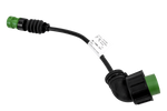 Bajonetadapter 5-pins / haakse connector ASS2 7-pins ASPÖCK rechteradapter