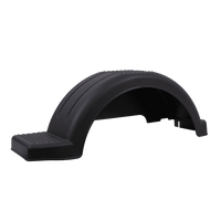 Spatbord voor boottrailer 14" DOMAR D20430D wielkast 930/255mm