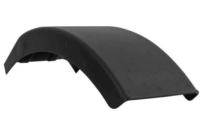 Half spatbord voor aanhanger DOMAR DR1012202 wielkast 384/200mm links