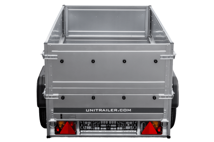 Lichte aanhanger 200x106 UNITRAILER GARDEN 200 KIPP met BIS-zijwanden