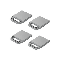 Set van vier ProPlus 361538V01 steunblokken voor aanhangerstabilisatoren