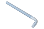 DROMET HP M10x140 schroefhaak met een L-vormige uiteinde (recht)