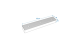 ProPlus 345486 rubberen stootrand/spatbord voor boottrailer van 345 mm
