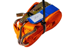 OUTLET UNITRAILER 6m/35mm/2t transportband met spanner