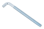DROMET HP M8x120 schroefhaak met een L-vormige uiteinde (recht)