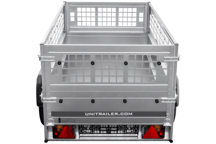 Lichte transport aanhangwagen Unitrailer GARDEN TRAILER 200 KIPP (NEW) met neuswiel en loofrekken. 