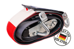 HEFFA CARLINE 130 spanband voor sleepwagens wielbevestigingsband 2,8m/50mm/5t VDI 2700