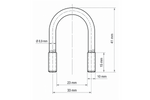 DROMET type B ovale klem M10 23×41mm