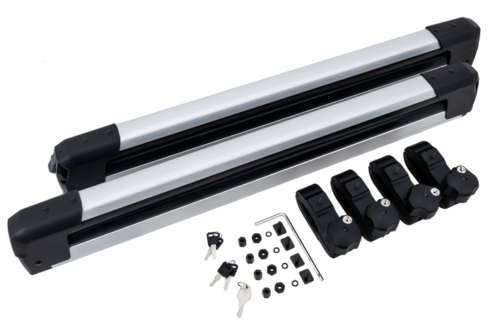 Inter Pack Frostline 6 - uitschuifbare aluminium houder voor 6 paar ski's of 4 snowboards