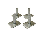Universele inzetstukken voor 24 mm aluminium balken