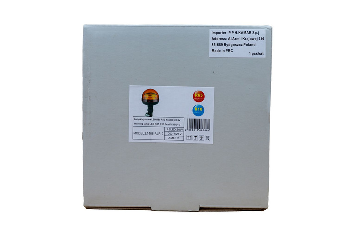 LED zwaailamp R65 R10 flex 12 / 24V L1406-ALR-2 waarschuwingslamp