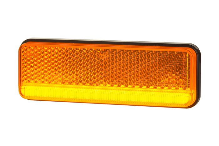 HORPOL LD 2435 LED-markeringslamp, oranje, universeel, SLIM