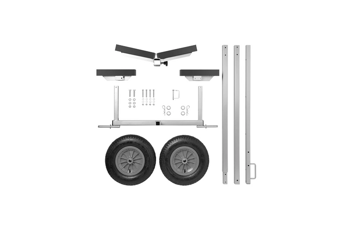 ProPlus 740024CR transportwagen voor het vervoeren van een lichte boot, ponton van 70 kg