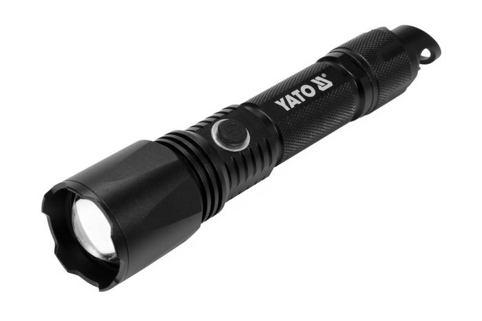 YATO YT-085609 LED 900lm multifunctionele zaklamp, powerbank, flesopener, noodhamer