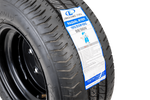 OUTLET Versterkt wiel voor aanhangwagen LINGLONG BAND 195/55 R10C 98/96N UNITRAILER VELG zwart 6Jx10&quot; 5x112 ET:-4